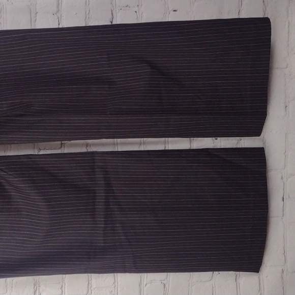 ANN TAYLOR LOFT Ann Black Pinstripe Dress Pants Slacks - Picture 6 of 9